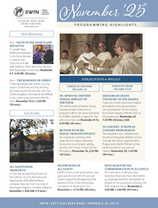 EWTN November 2025 Programming Highlights